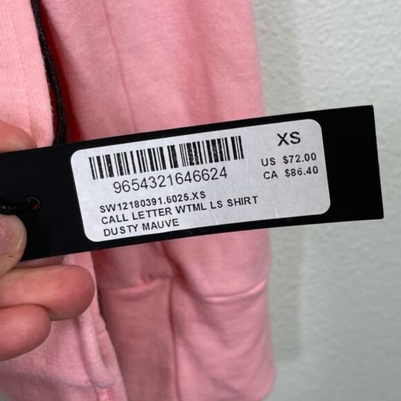 Soulcycle WTML Skull Crossbones Pink Sweatshirt NWT XS - Picture 6 of 9